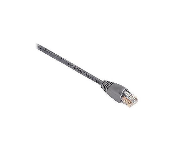 Black Box GigaTrue 25ft Cat6 550Mhz Gigabit UTP Gray Snagless Patch Cable